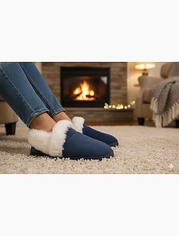 Zapatillas de casa Charentaises mujer Ultra Ligeras MD9691