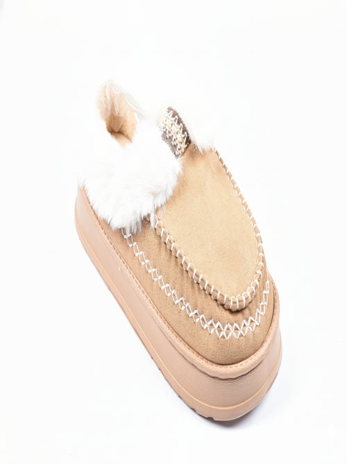 Zapatillas de casa Charentaises ultra ligeras Sherpa MD10158 - Kiabi Zapatillas de casa Charentaises ultra ligeras Sherpa MD10158 - Kiabi