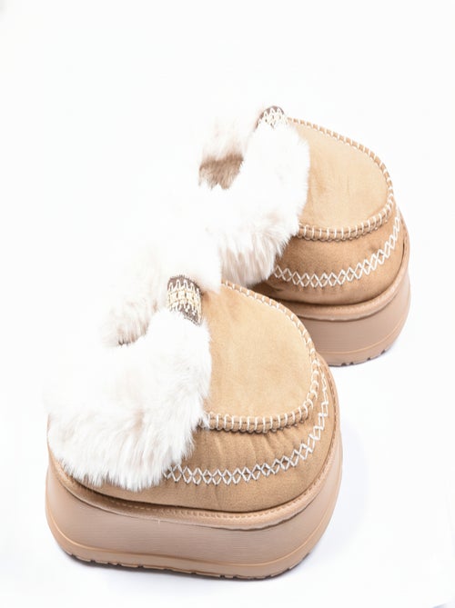 Zapatillas de casa Charentaises ultra ligeras Sherpa MD10158 - Kiabi Zapatillas de casa Charentaises ultra ligeras Sherpa MD10158 - Kiabi