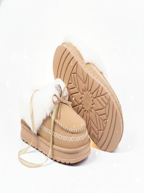 Zapatillas de casa Charentaises ultra ligeras Sherpa MD10158 - Kiabi Zapatillas de casa Charentaises ultra ligeras Sherpa MD10158 - Kiabi