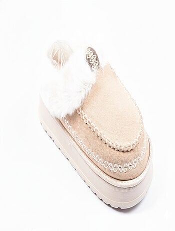 Zapatillas de casa Charentaises ultra ligeras Sherpa MD10158