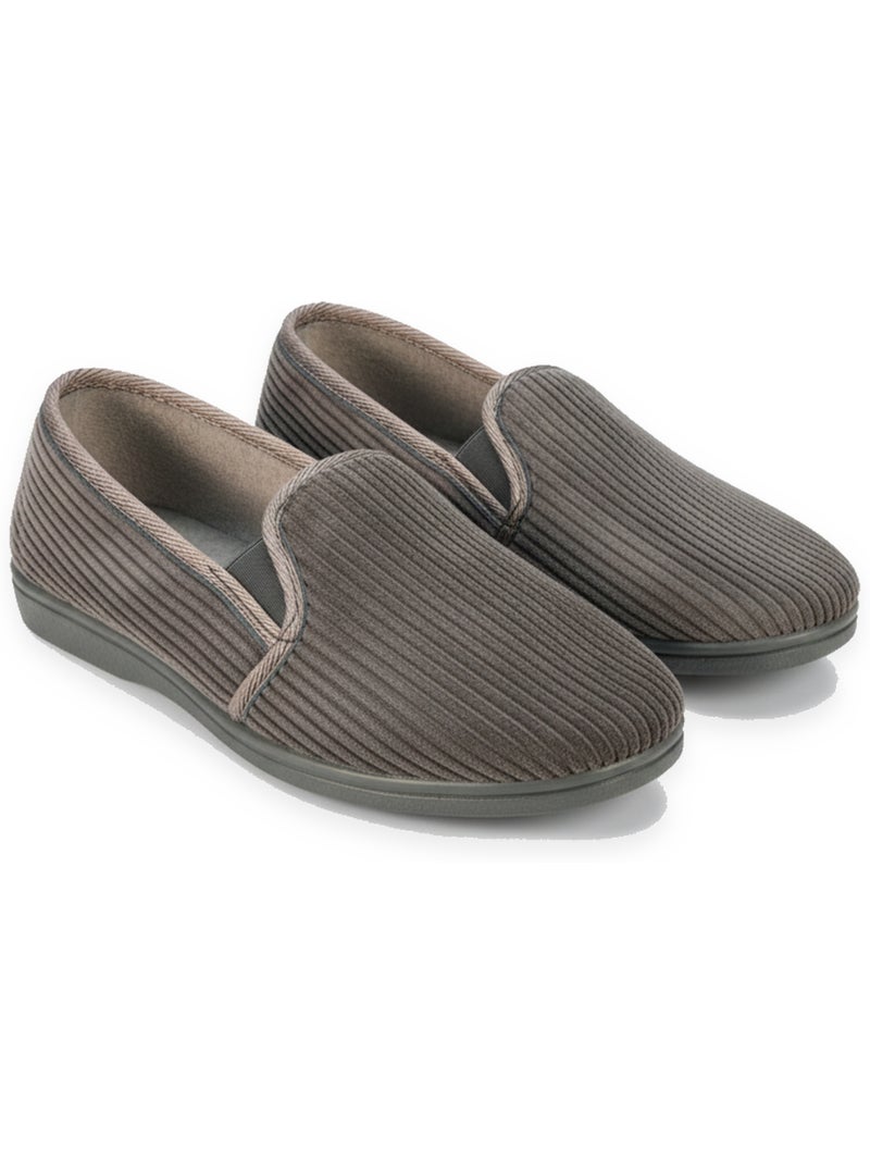 Zapatillas de casa charentaisses hombre ozabi efecto estructurado Gris - Kiabi
