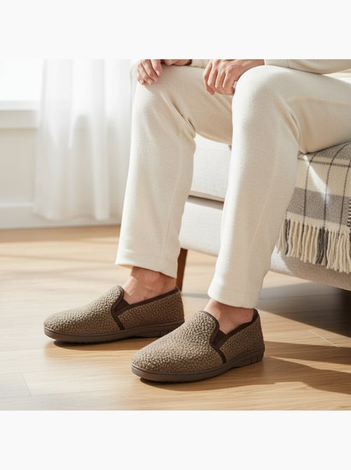 Zapatillas de casa charentaisses hombre ozabi efecto estructurado - Kiabi