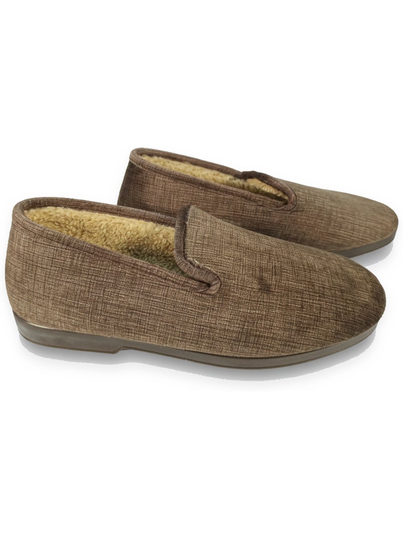 Zapatillas de casa charentaisses hombre ozabi efecto estructurado Marrón - Kiabi