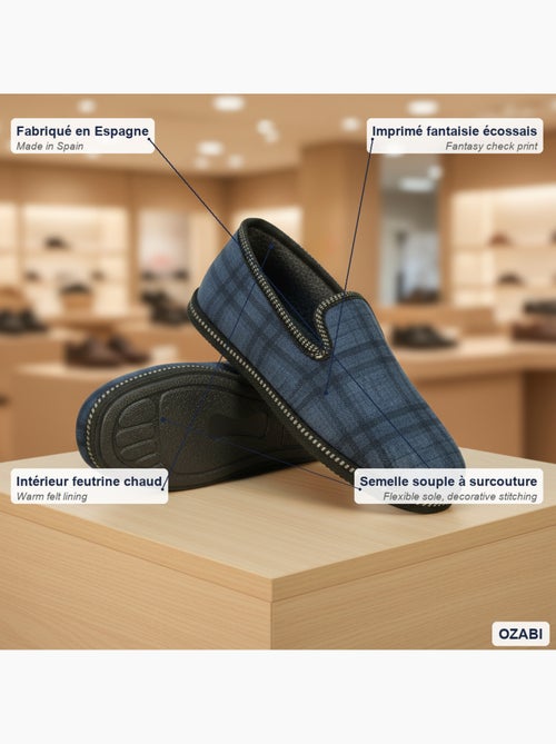 Zapatillas de casa charentesas hombre ozabi bordado fantasía - Kiabi