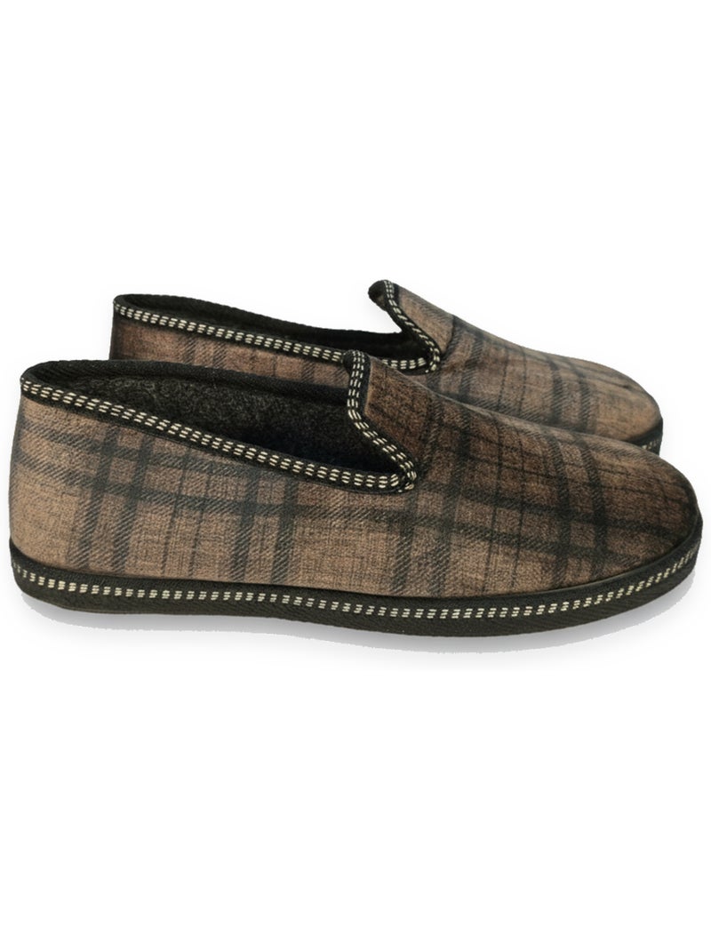 Zapatillas de casa charentesas hombre ozabi bordado fantasía Marrón claro - Kiabi