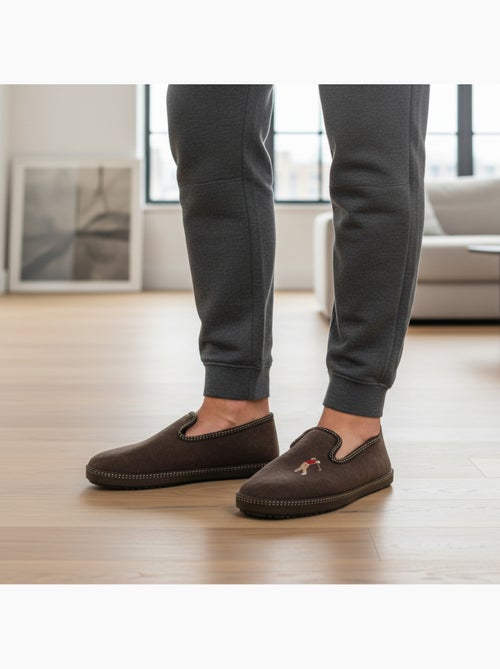 Zapatillas de casa charentesas hombre ozabi bordado fantasía - Kiabi