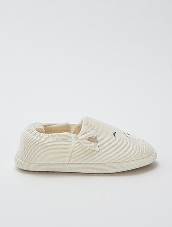 Zapatillas de casa con adorno de animal