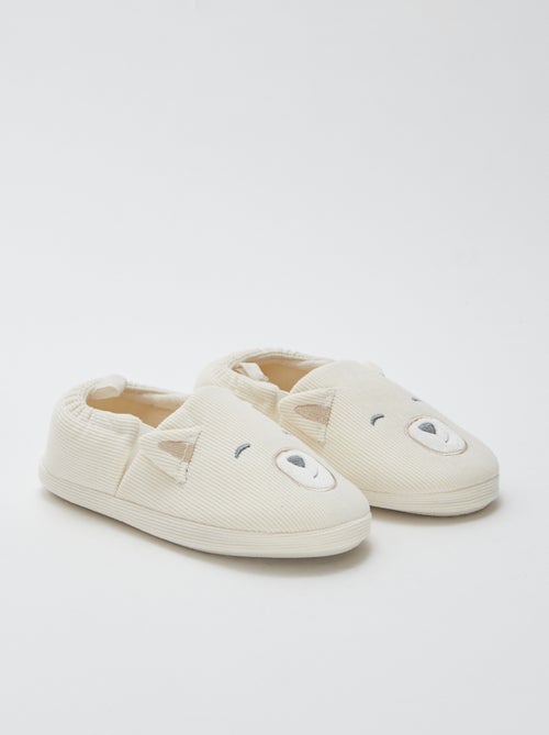 Zapatillas de casa con adorno de animal - Kiabi