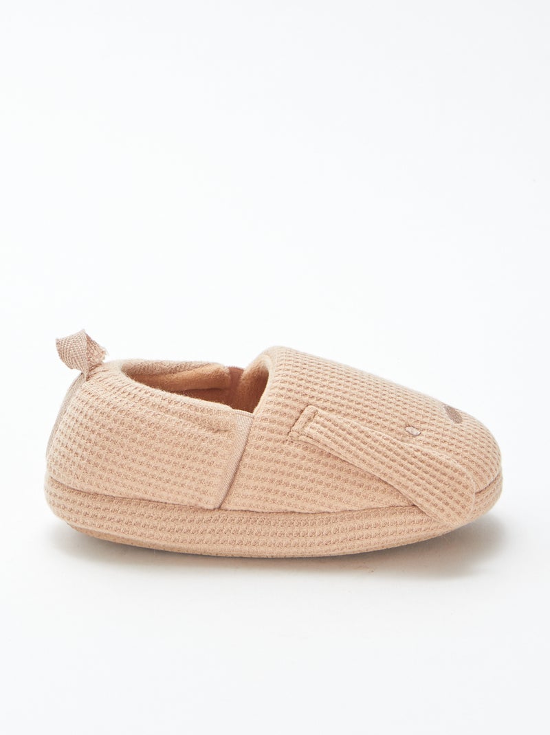Zapatillas de casa con conejos Blanco - Kiabi