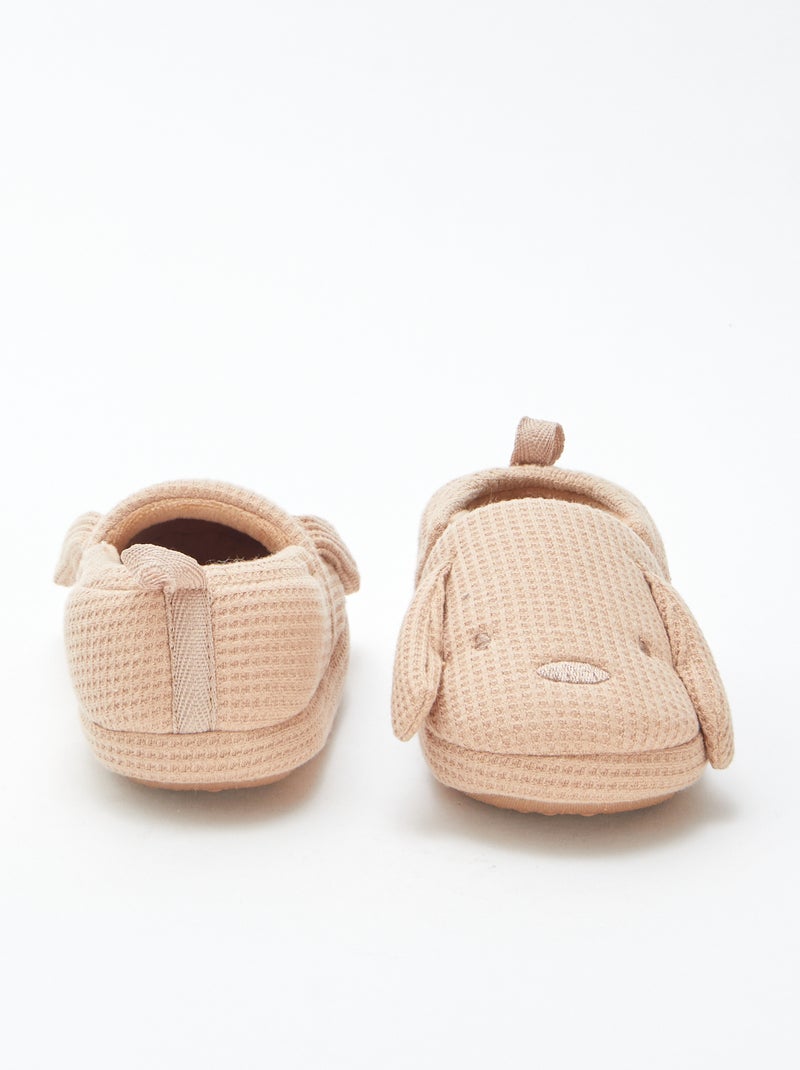 Zapatillas de casa con conejos Blanco - Kiabi