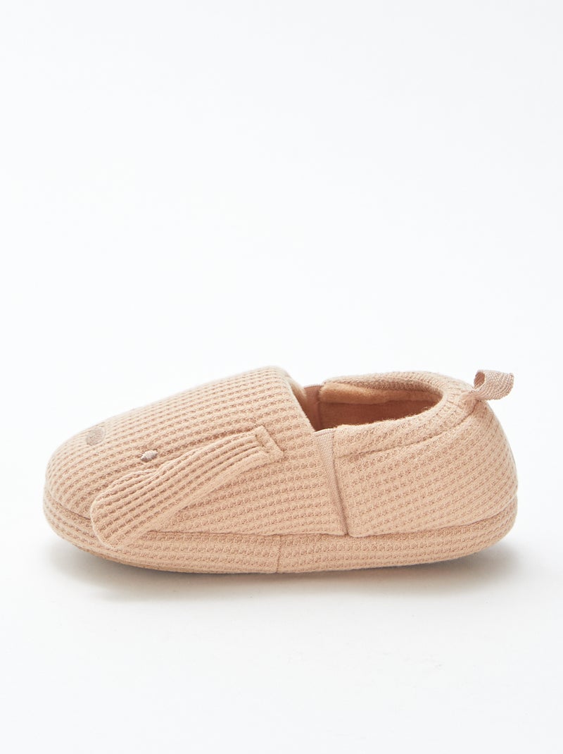 Zapatillas de casa con conejos Blanco - Kiabi