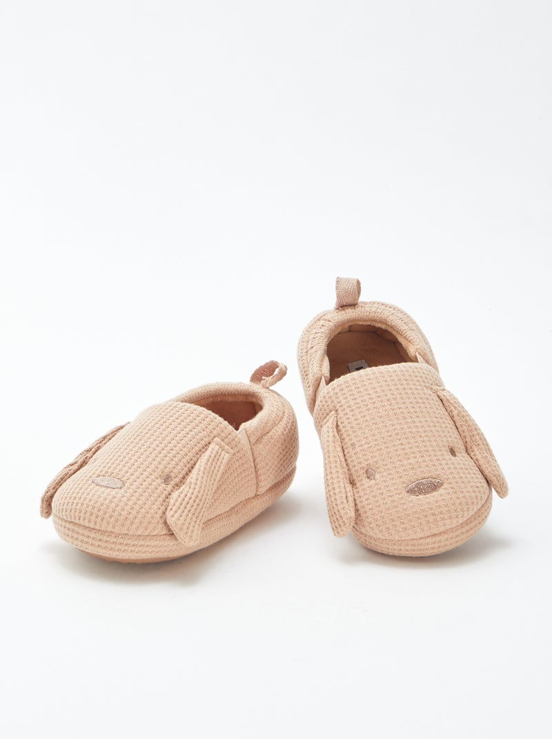 Zapatillas de casa con conejos Blanco - Kiabi