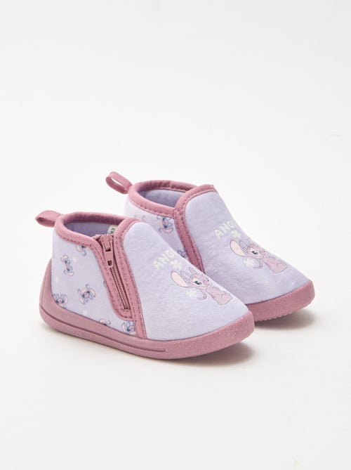 Zapatillas de casa con cremallera 'Angel' 'Stitch' - Kiabi Zapatillas de casa con cremallera 'Angel' 'Stitch' - Kiabi