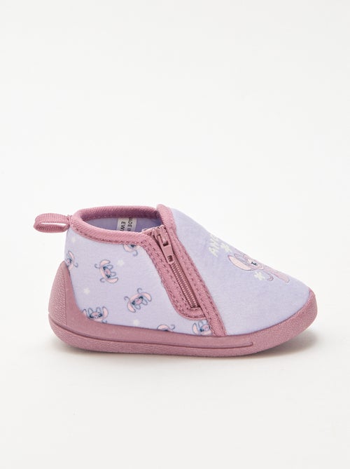 Zapatillas de casa con cremallera 'Angel' 'Stitch' - Kiabi Zapatillas de casa con cremallera 'Angel' 'Stitch' - Kiabi