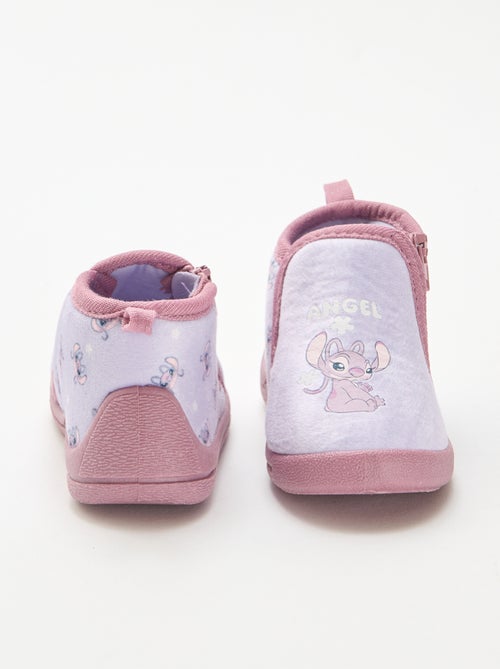 Zapatillas de casa con cremallera 'Angel' 'Stitch' - Kiabi Zapatillas de casa con cremallera 'Angel' 'Stitch' - Kiabi