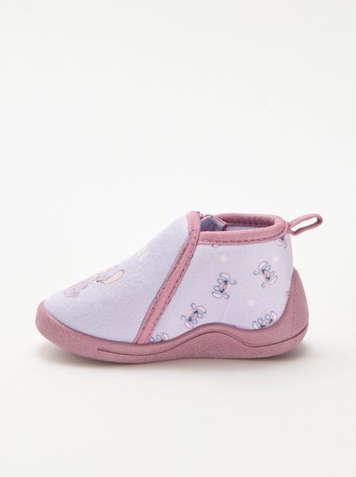 Zapatillas de casa con cremallera 'Angel' 'Stitch' - Kiabi Zapatillas de casa con cremallera 'Angel' 'Stitch' - Kiabi