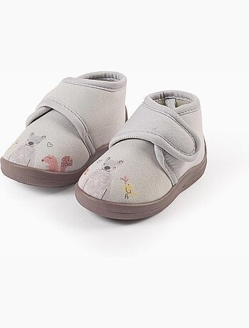 Zapatillas de casa con estampado