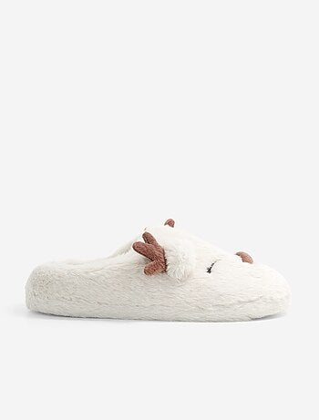 Zapatillas de casa con forma de reno