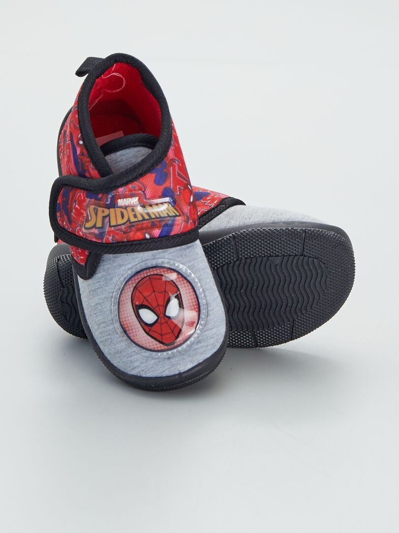 Zapatillas Spiderman - Gris - Zapatillas Luces Niño