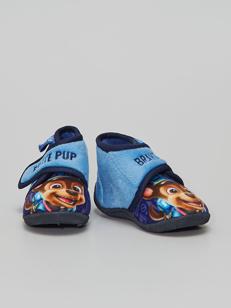 Zapatillas de casa con velcro 'La Patrulla Canina' azul - Kiabi