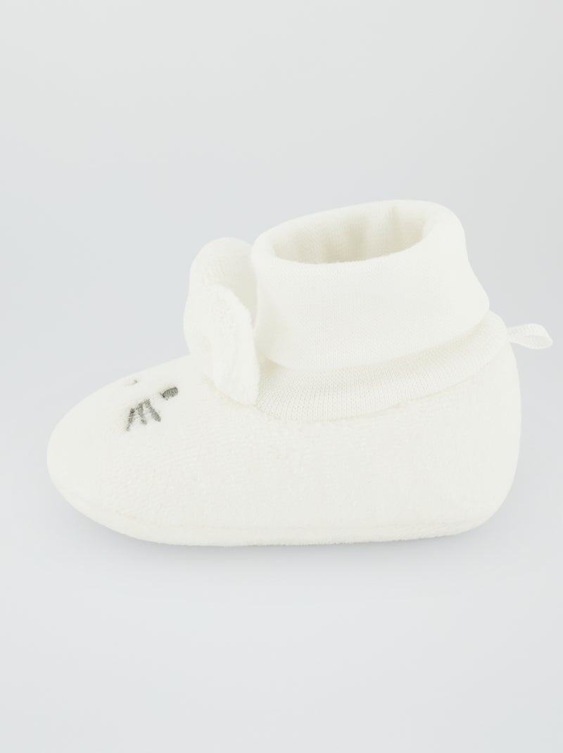 Zapatillas de casa 'conejo' BLANCO - Kiabi