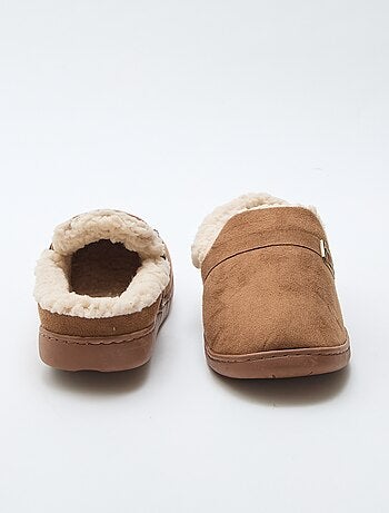 Zapatillas de casa de ante sintético