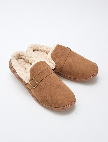 Zapatillas de casa de ante sintético