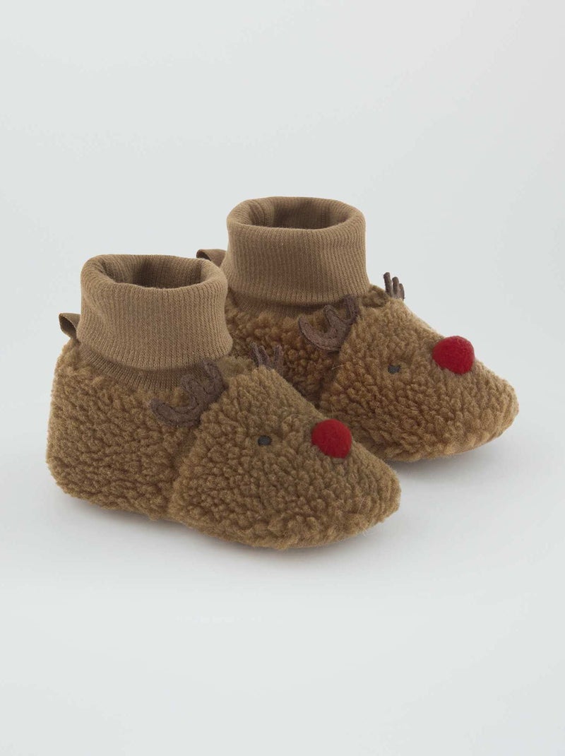 Zapatillas de casa de borreguito 'Reno' reno - Kiabi
