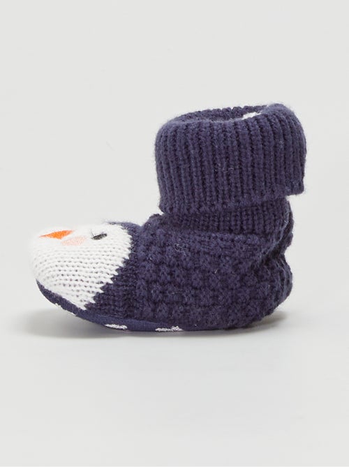 Zapatillas de casa de lana - Navidad - Kiabi