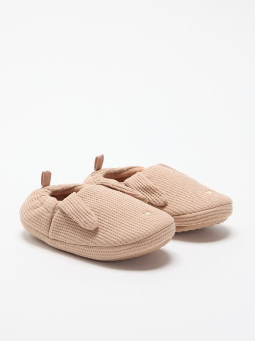 Zapatillas de casa de nido de abeja - Kiabi Zapatillas de casa de nido de abeja - Kiabi