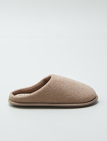 Zapatillas de casa de punto de rizo