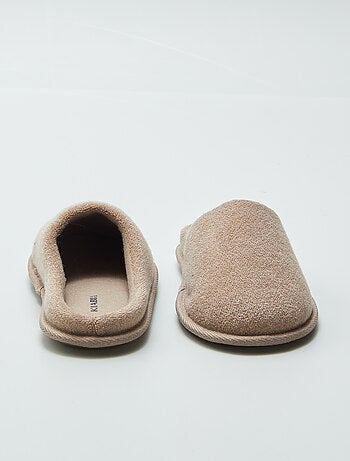 Zapatillas de casa de punto de rizo