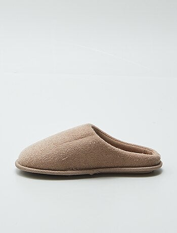 Zapatillas de casa de punto de rizo