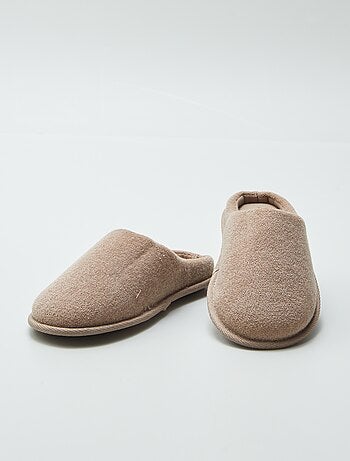 Zapatillas de casa de punto de rizo