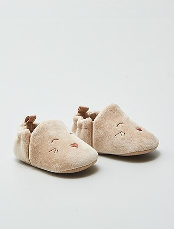 Zapatillas de casa de terciopelo