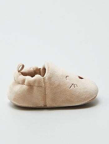 Zapatillas de casa de terciopelo
