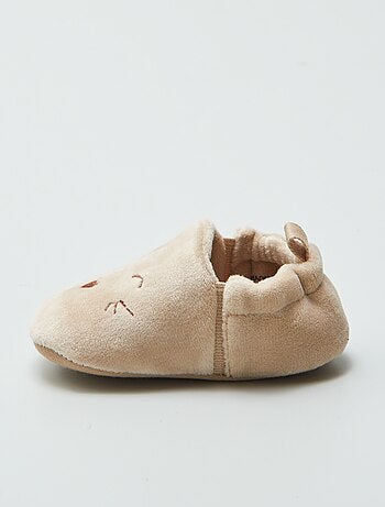 Zapatillas de casa de terciopelo