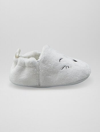 Zapatillas de casa de terciopelo