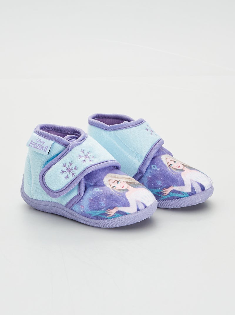 Zapatillas de casa de terciopelo 'Frozen' ROSA - Kiabi