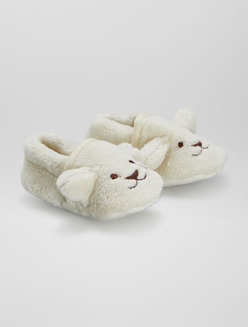 Zapatillas de casa de terciopelo 'ratón' - Kiabi