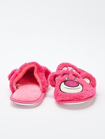 Zapatillas de casa destalonadas con pelo 'Lotso'