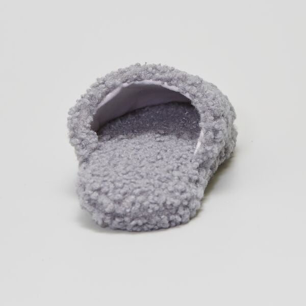 Zapatillas de casa destalonadas Mujer talla 34 a 48 - gris - Kiabi - 8,00€