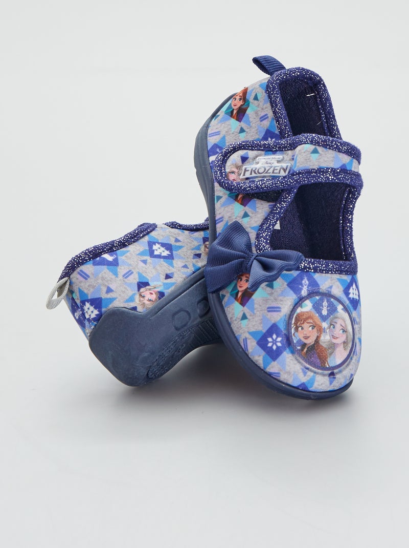 Zapatillas de casa 'Frozen' azul navy - Kiabi