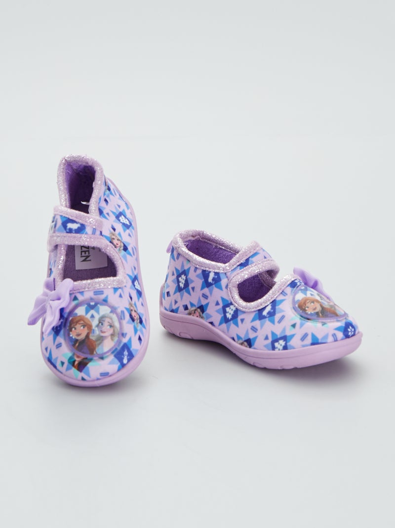 Zapatillas de casa 'Frozen' PURPURA - Kiabi