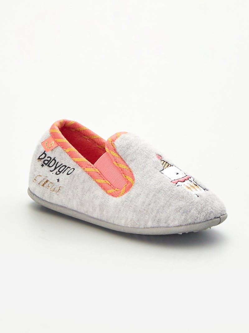 Zapatillas de casa 'gato' ROSA - Kiabi
