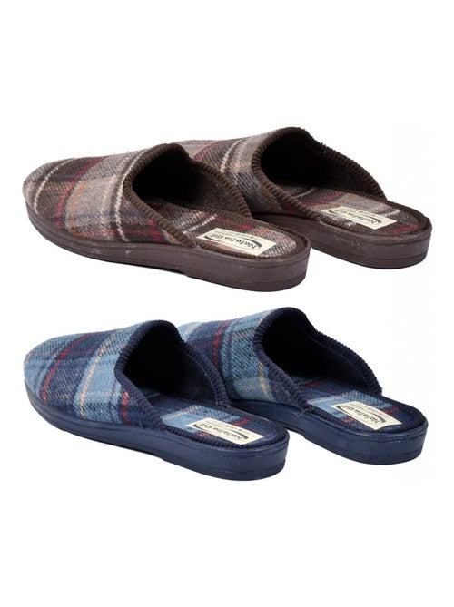 Zapatillas de casa hombre Confort y Calidad Superior Pack de 2 - Kiabi Zapatillas de casa hombre Confort y Calidad Superior Pack de 2 - Kiabi