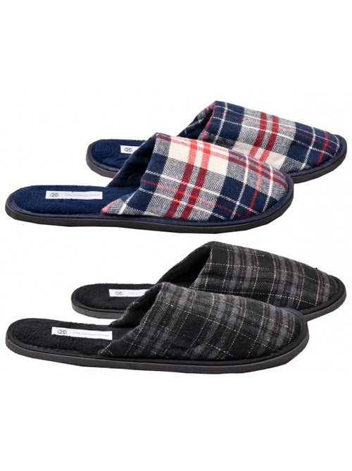 Zapatillas de casa hombre CXL By LACROIX Pack de 2 - Kiabi Zapatillas de casa hombre CXL By LACROIX Pack de 2 - Kiabi
