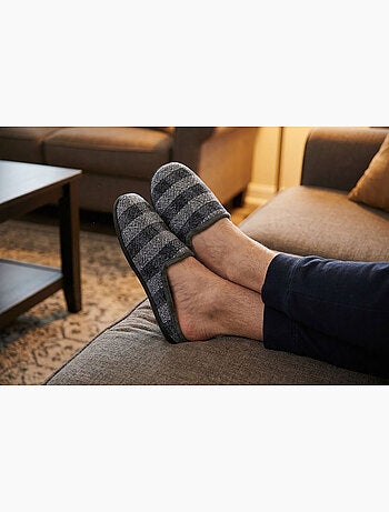 Zapatillas de casa Hombre Mula Cálidas Antideslizantes Confort OZABI