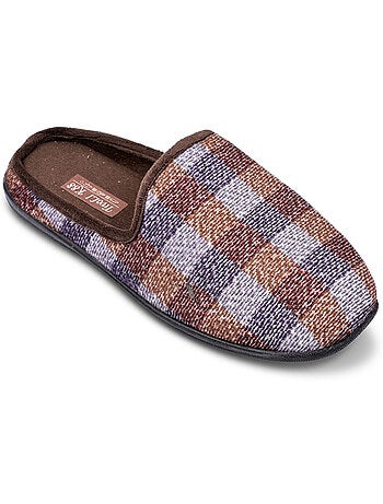 Zapatillas de casa Hombre Mula Cálidas Antideslizantes Confort OZABI